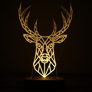 Lampe animal polygone