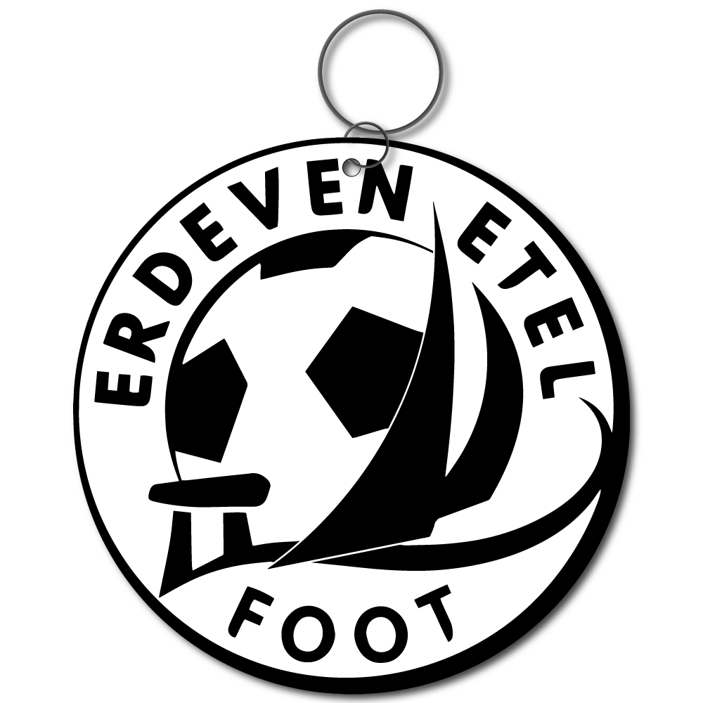 porte clé personnalisé acrylique blanc